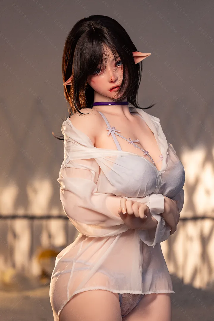 155cm (5ft1) G罩杯 混合材質性愛娃娃 Freesia, ROS 头部